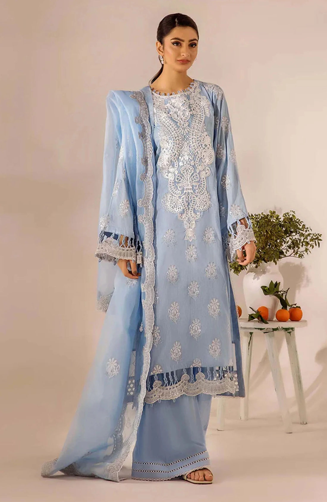 Lawn Chikankari Collection By Adan's Libas