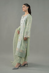 Maria B - Embroidered Jacquard Lawn Suit