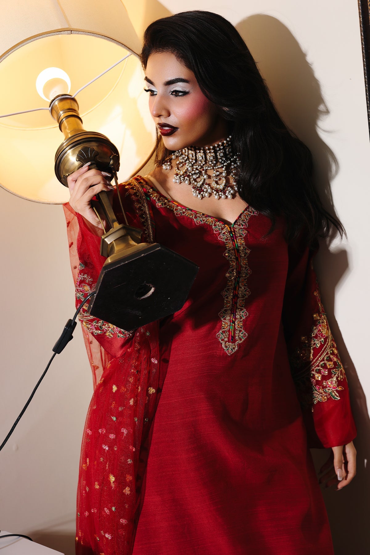 Charizma Luxury Embroidered Suit