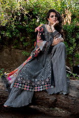 Vasal Embroidered Chiffon Suit By Charizma