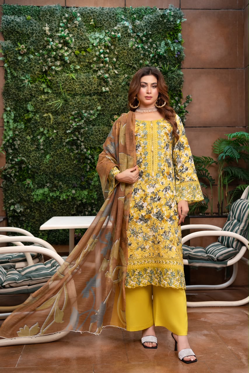 Munira Designers Embroidered Lawn
