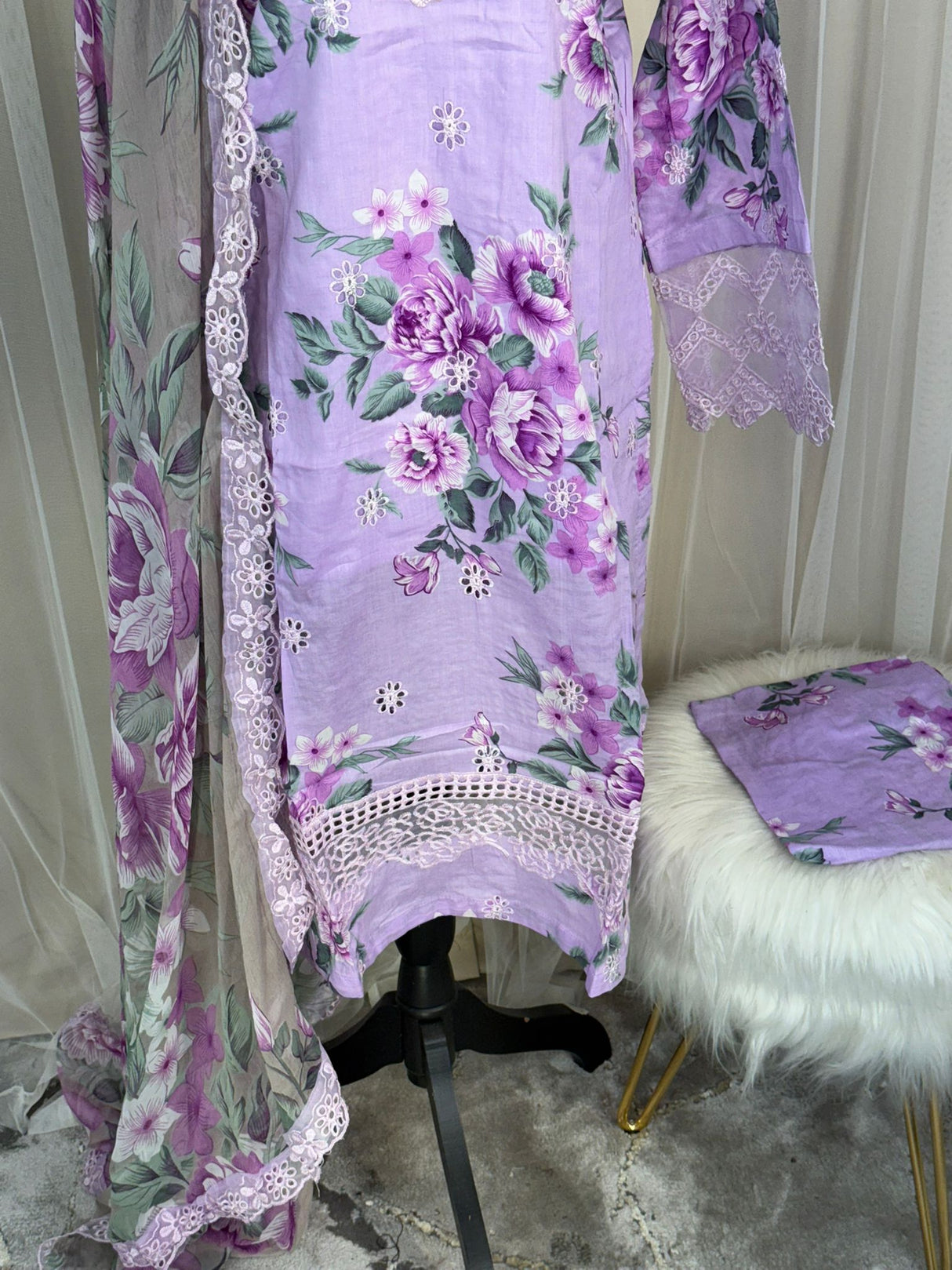 Luxury Embroidered Lawn Ready To Ship