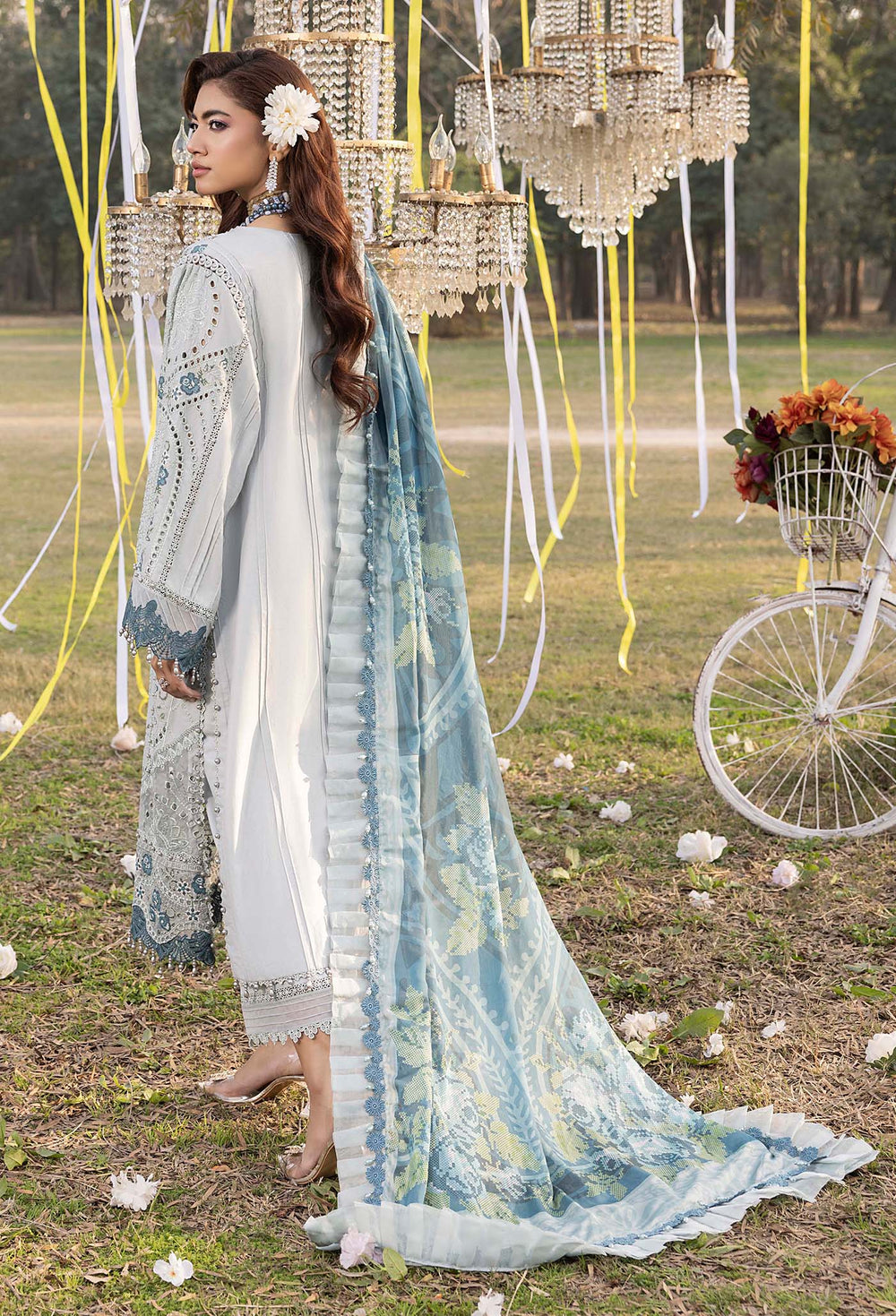 Adan's Libas Embroidered Lawn