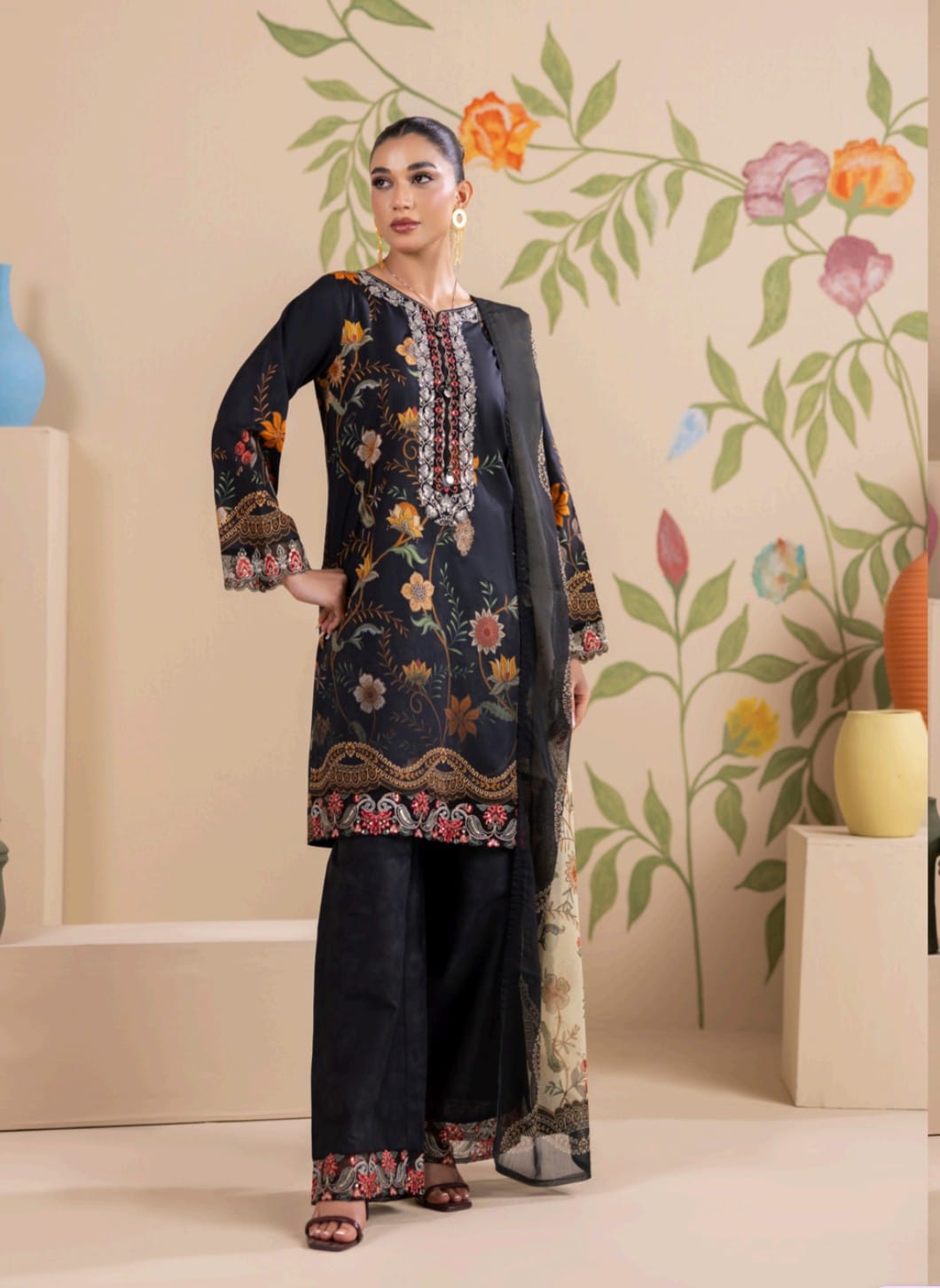 Zennat Embroidered Lawn Collection