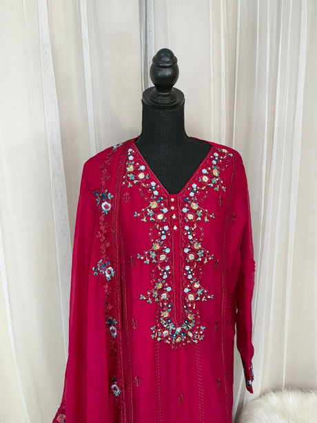 2pc Embroidered Kurti Collection Ready To Ship