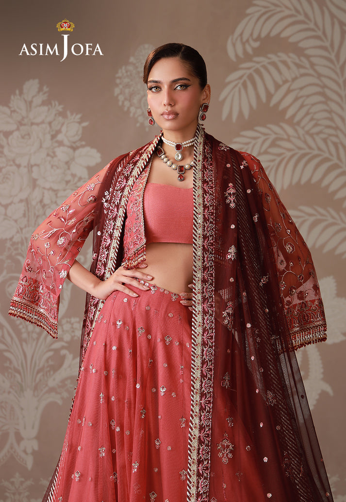 Zari By Asim Jofa Luxury Embroidered Poly Net Collection