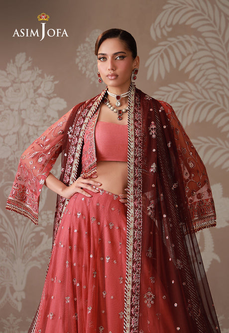 Zari By Asim Jofa Luxury Embroidered Poly Net Collection