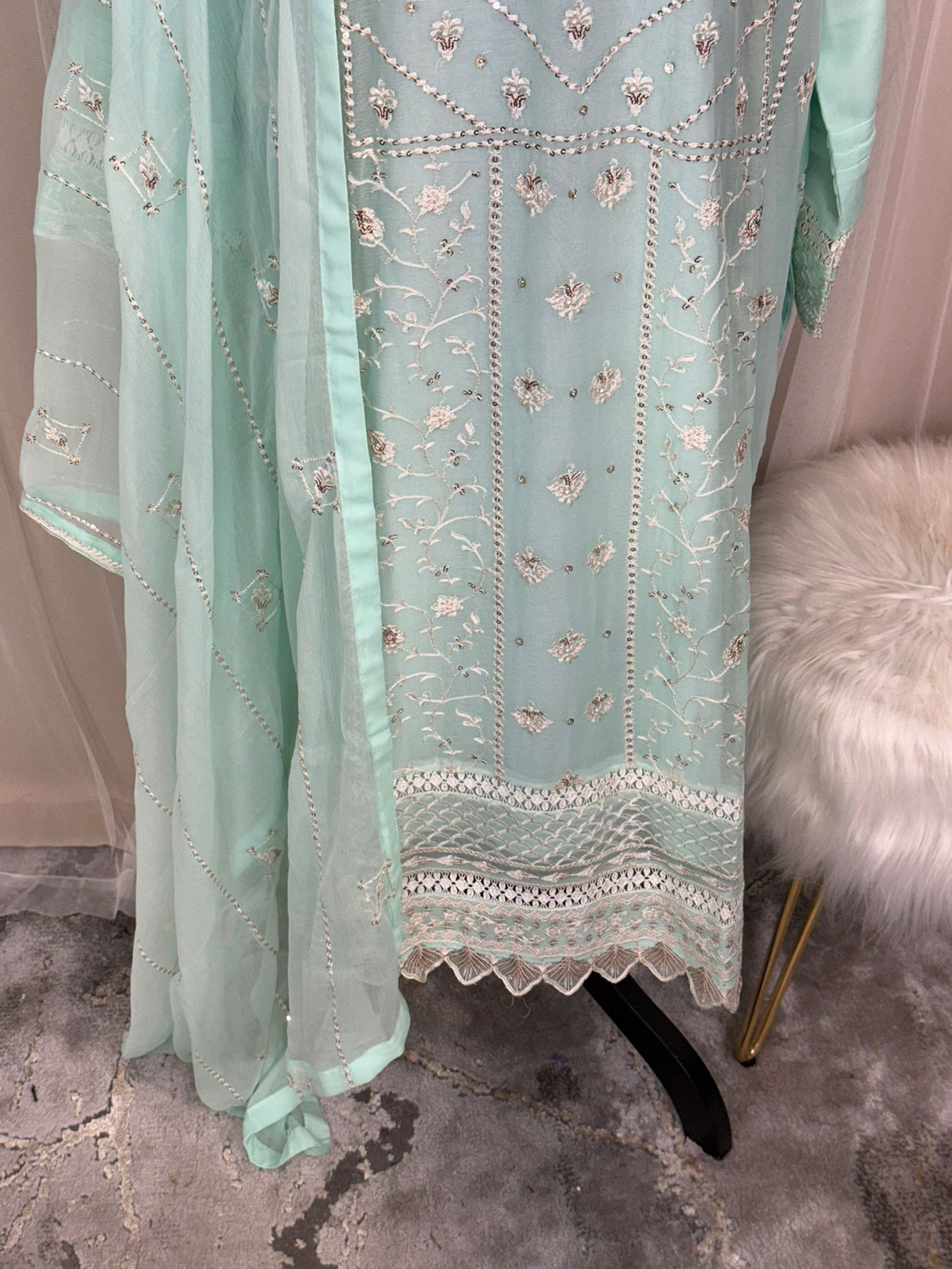 2pc Embroidered Kurti Collection Ready To Ship