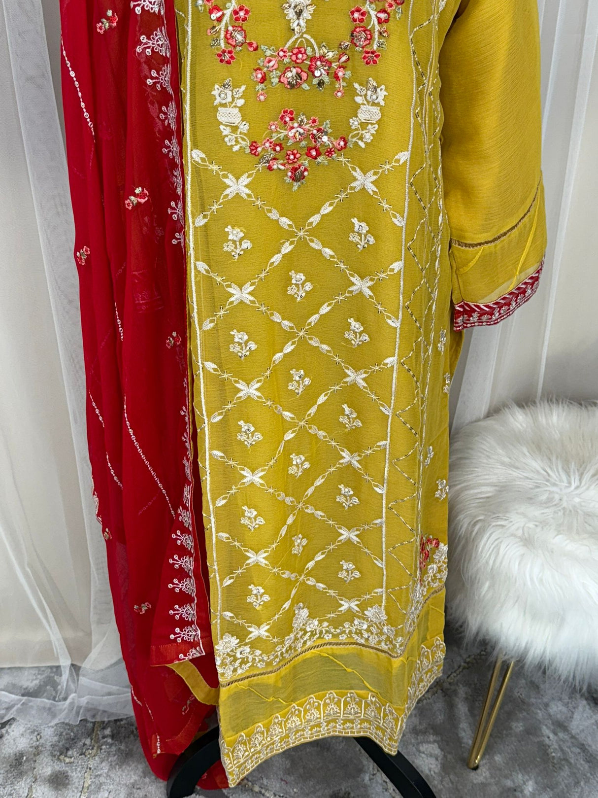 2pc Embroidered Kurti Collection Ready To Ship