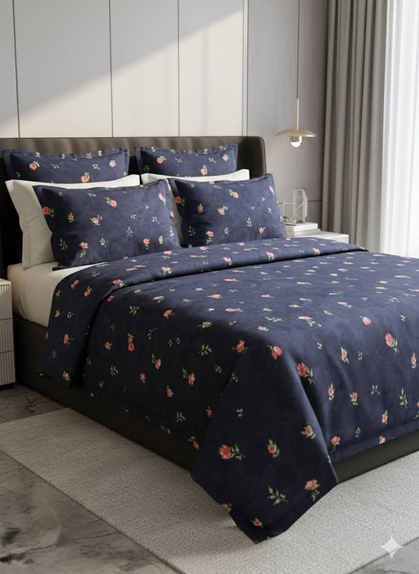 Pakistani King Size Bedcover with matching Pillow Covers