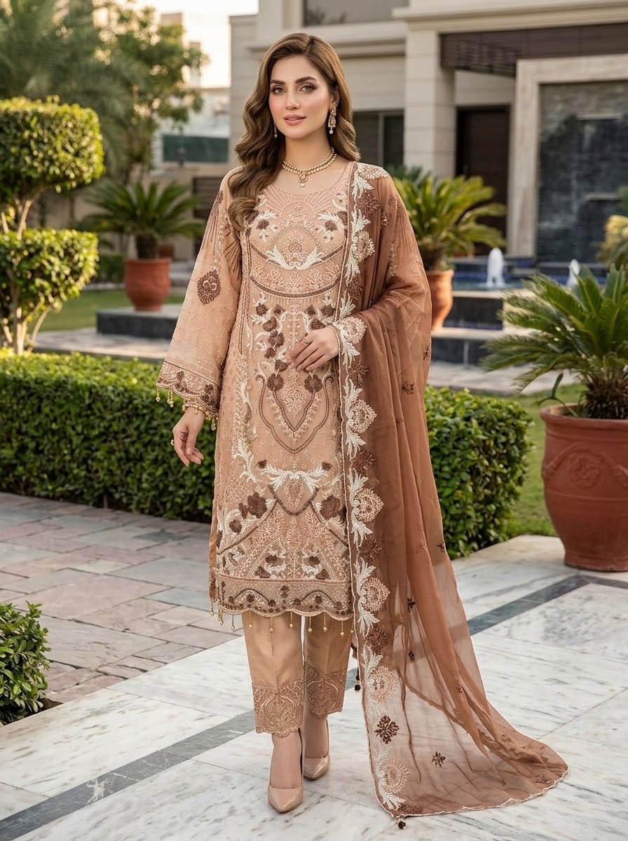 Ramsha Embroidered Chiffon Collection