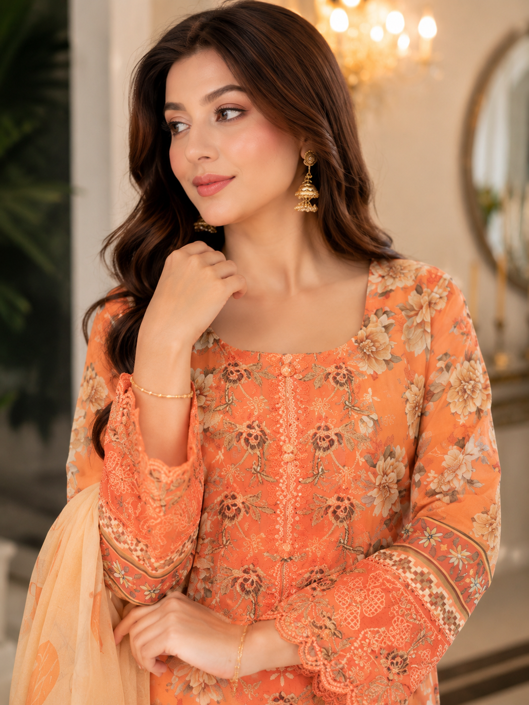 Munira Designers Embroidered Lawn