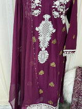Luxury Embroidered Party wear Ready To Ship