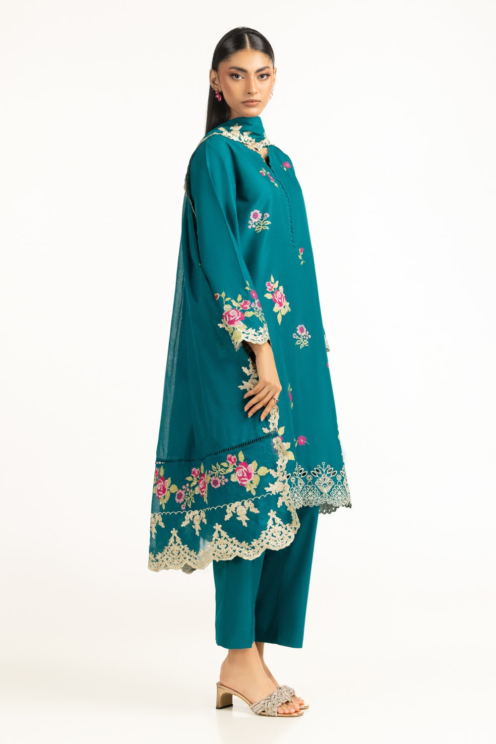 Gul Ahmed Embroidered  Suit
