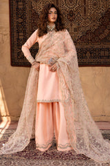 3-PC Embroidered Raw-Silk Suit by Charizma