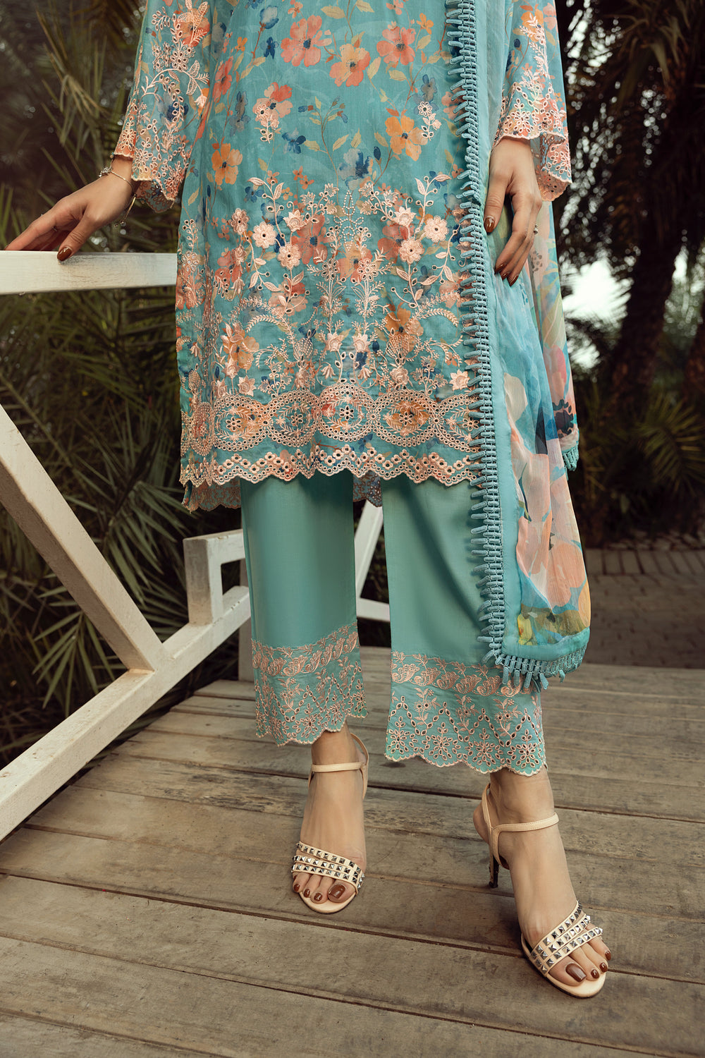 Lakhany 3pc Embroidered Suit