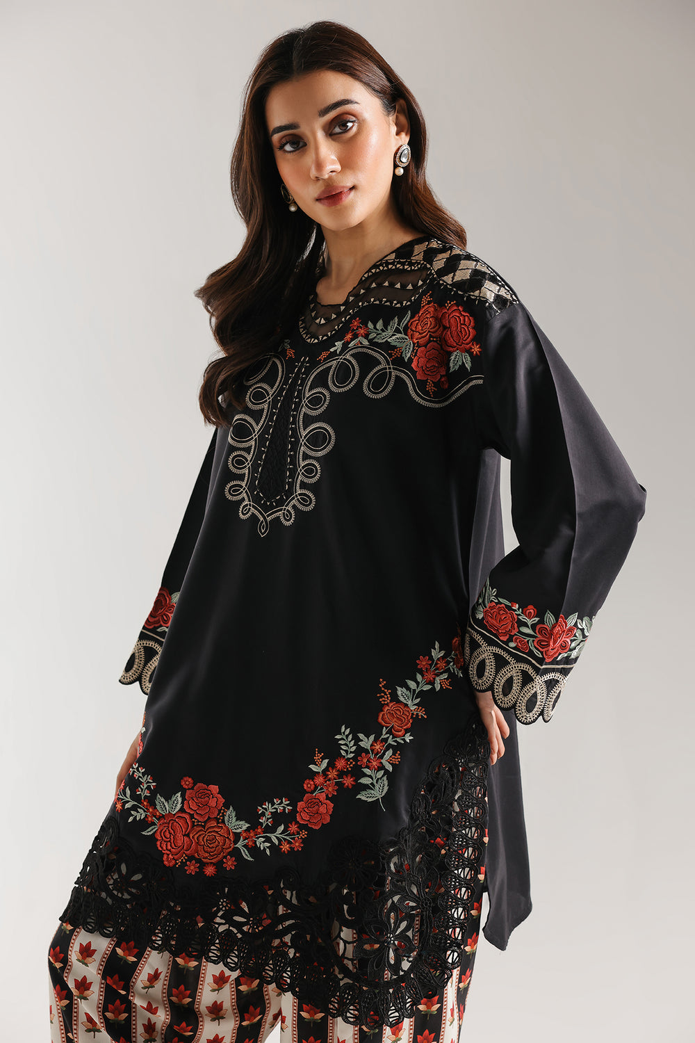 Ethnic Embroidered 2pc Suit