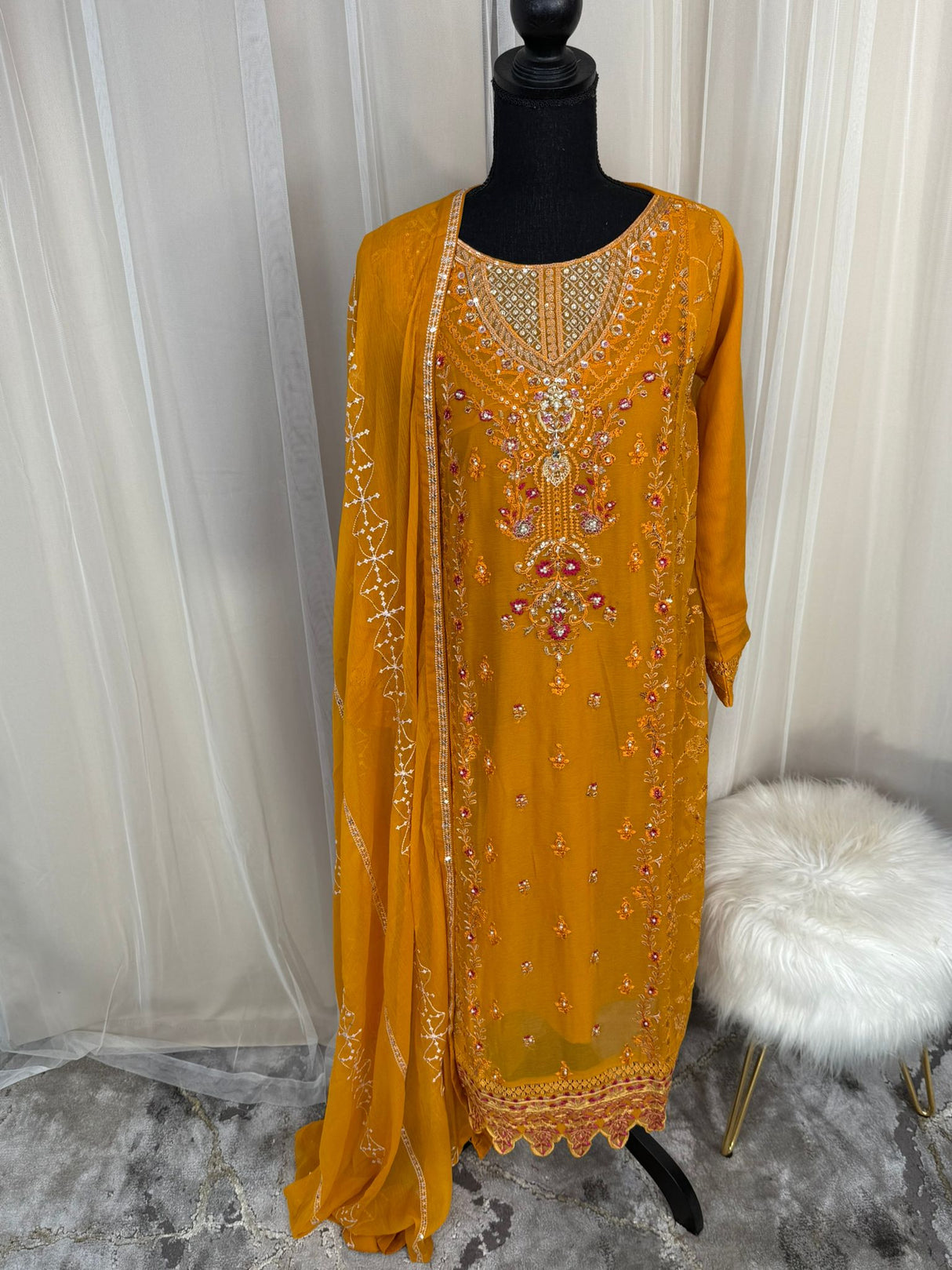 2pc Embroidered Kurti Collection Ready To Ship