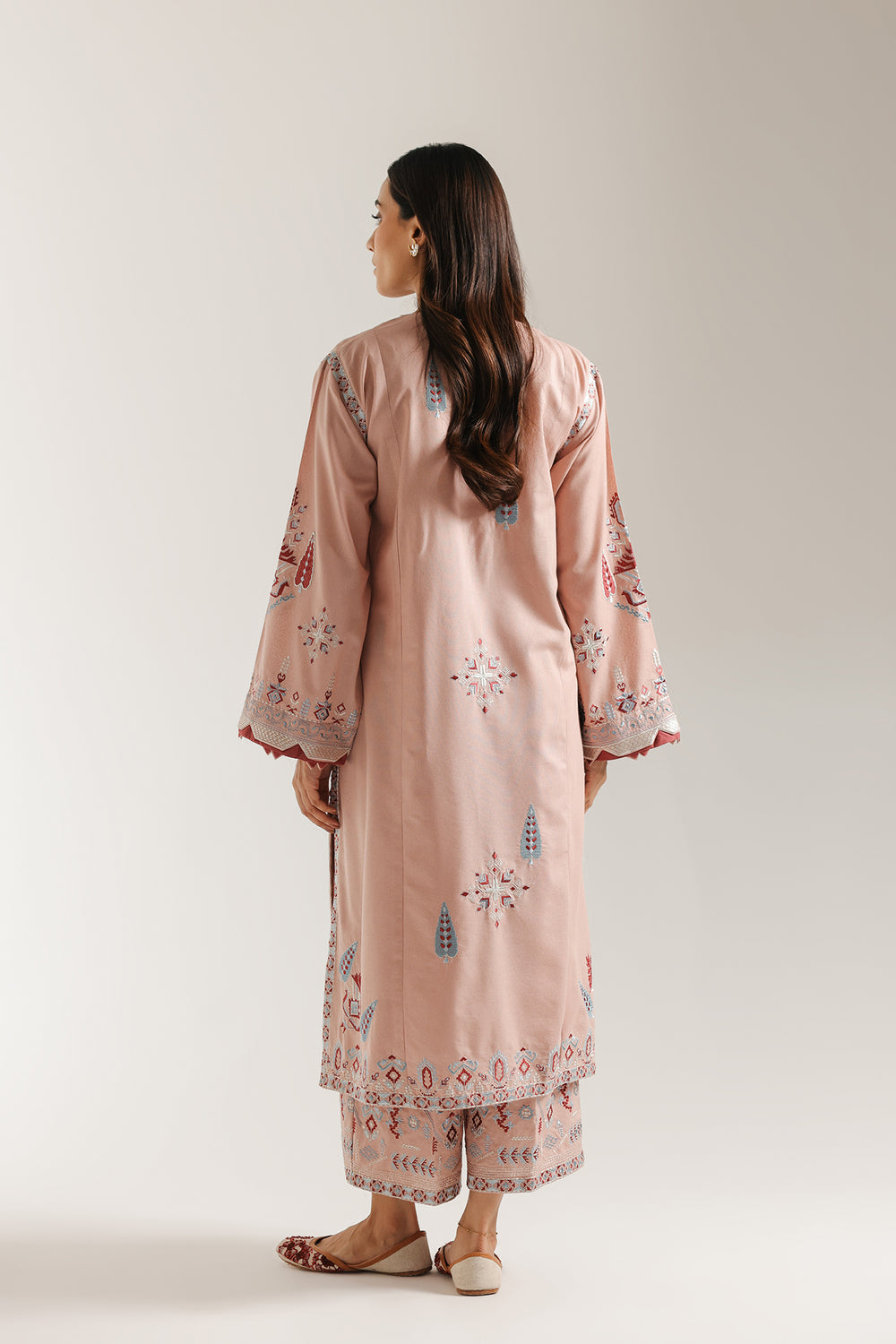 Ethnic Embroidered 2pc Suit