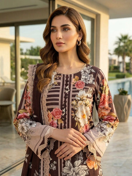 Firdous Luxury Embroidered Lawn 1