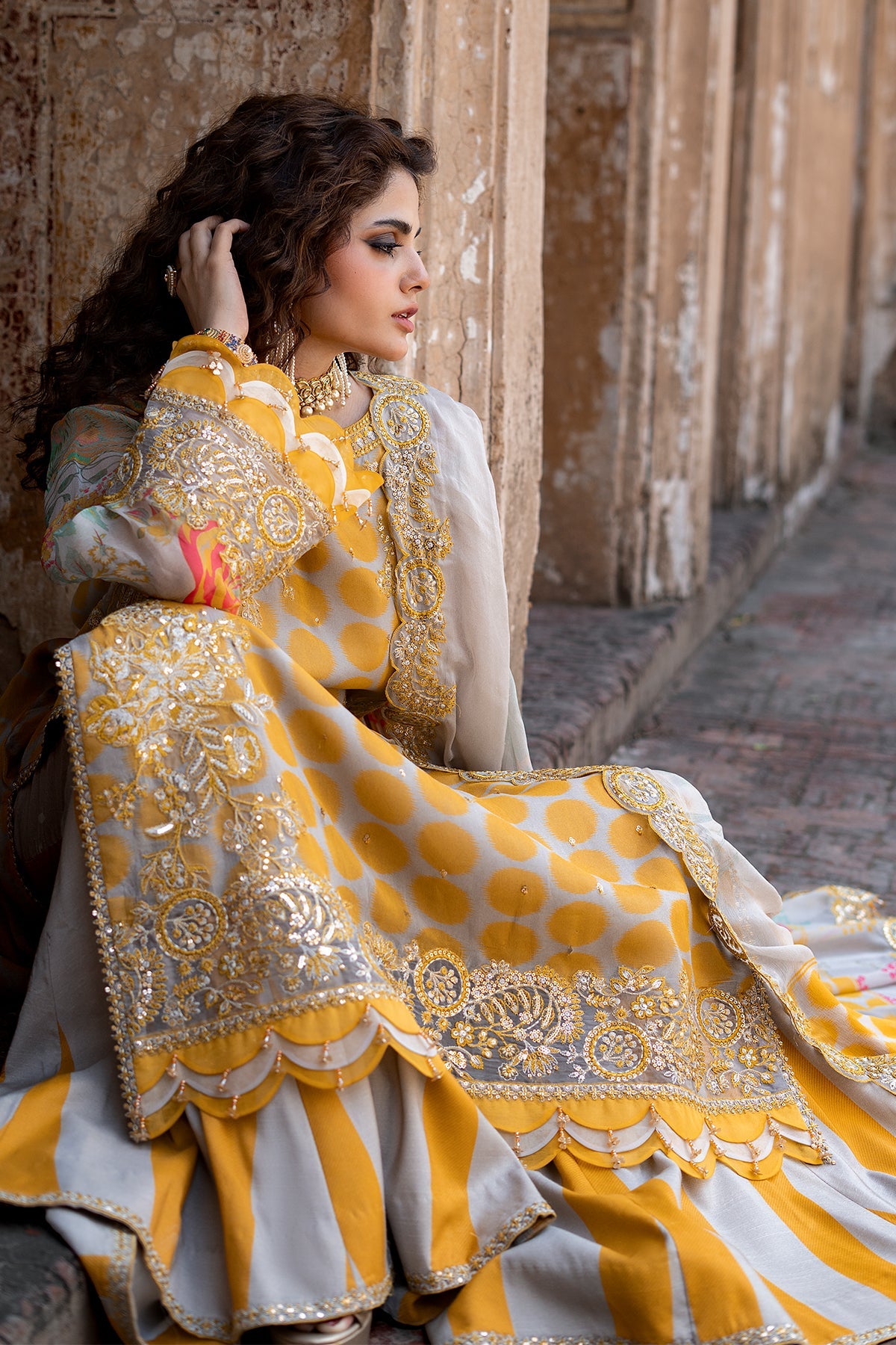 Vasal Embroidered Chiffon Suit By Charizma