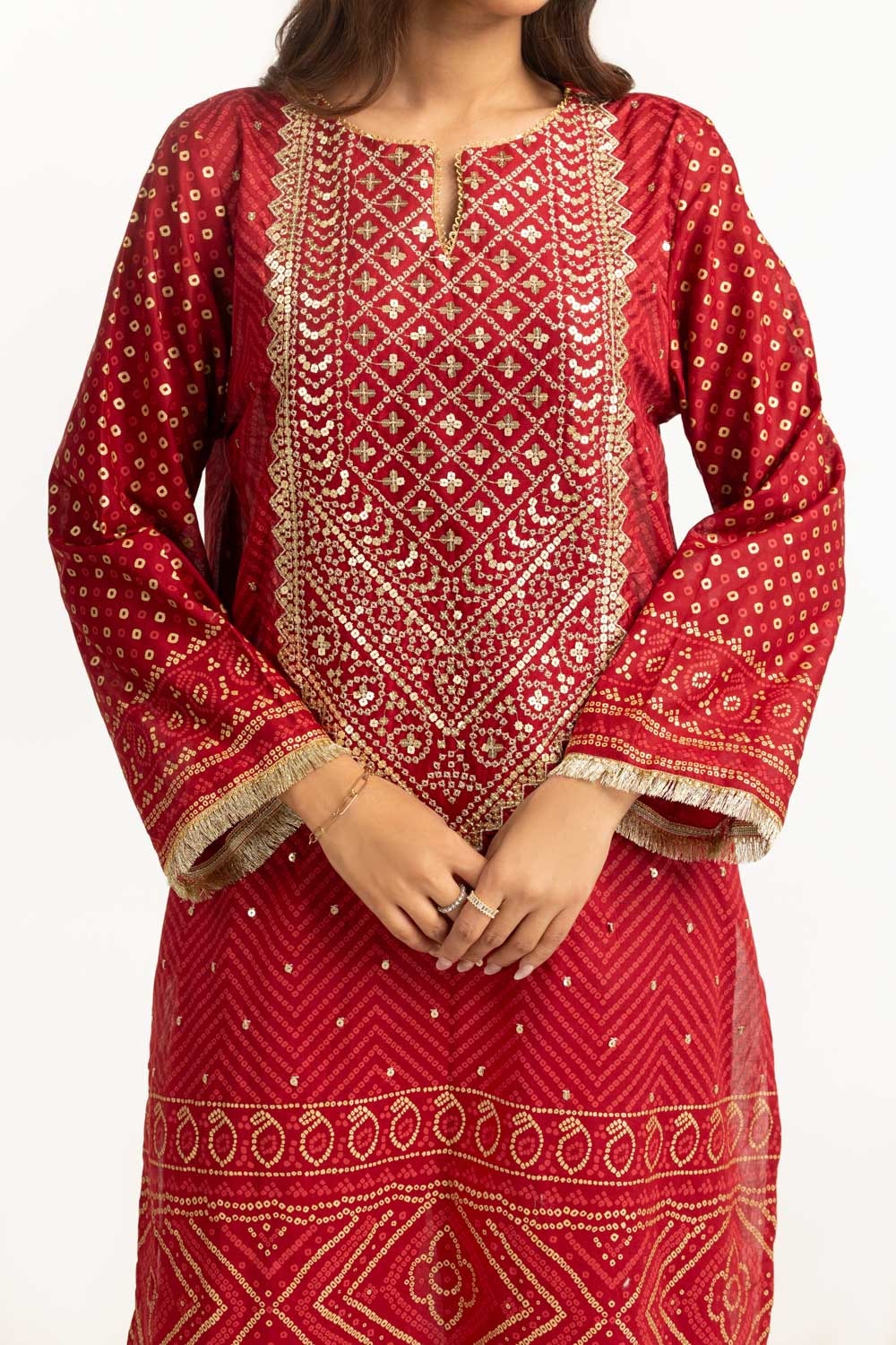 Gul Ahmed Embroidered Lawn Suit