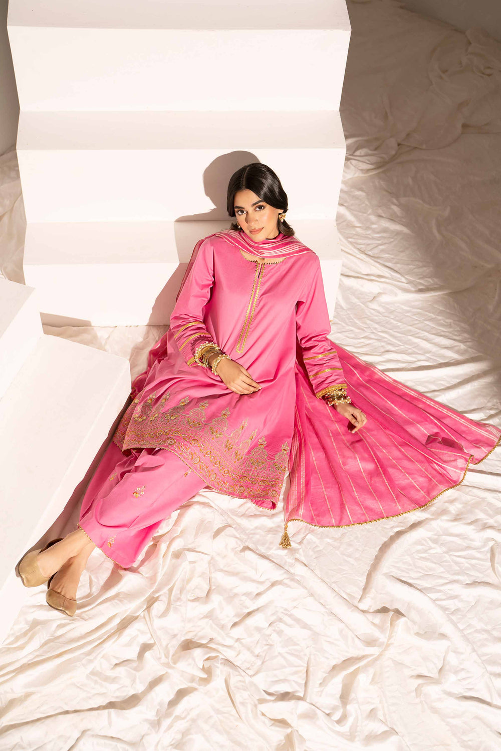 3 Piece Embroidered Suit by Nishat Linen