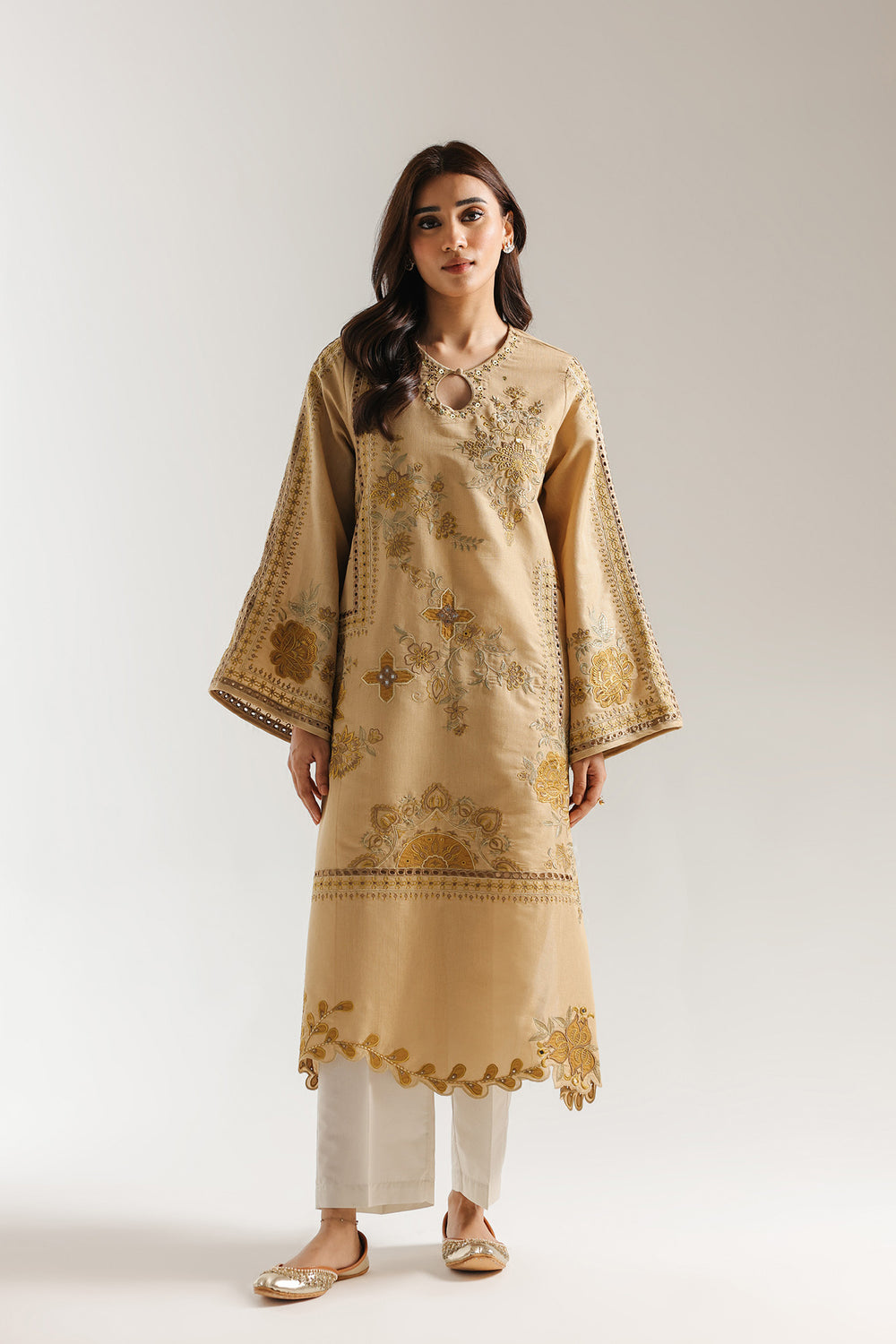 Ethnic Embroidered 2pc Suit