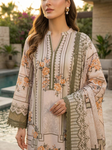 Firdous Luxury Embroidered Lawn 1