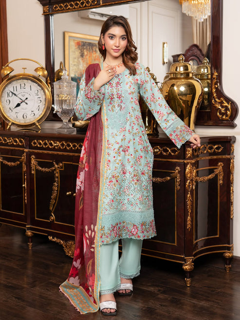 Munira Designers Embroidered Lawn
