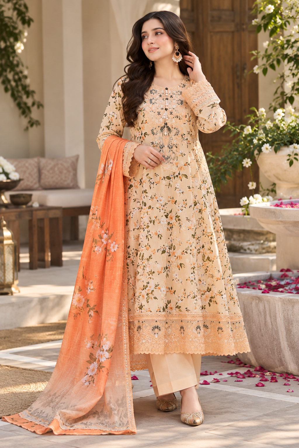 Munira Designers Embroidered Lawn