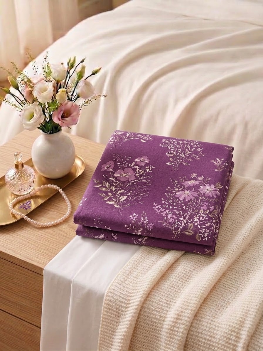 Pakistani King Size Bedsheet with Pillow Cover