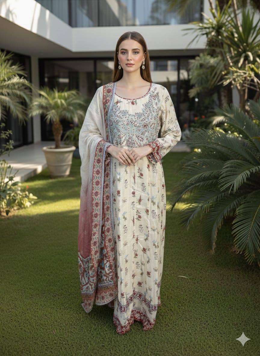 Pakistani boutique embroidered collection