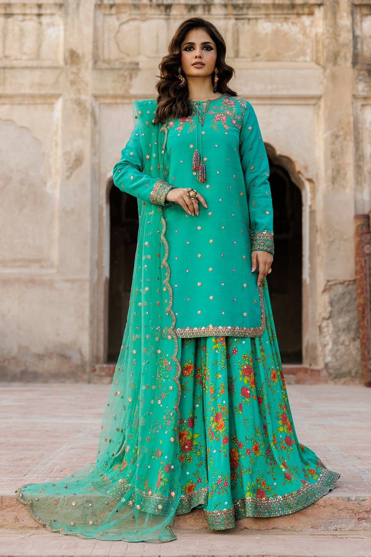 Charizma Luxury Embroidered Suit