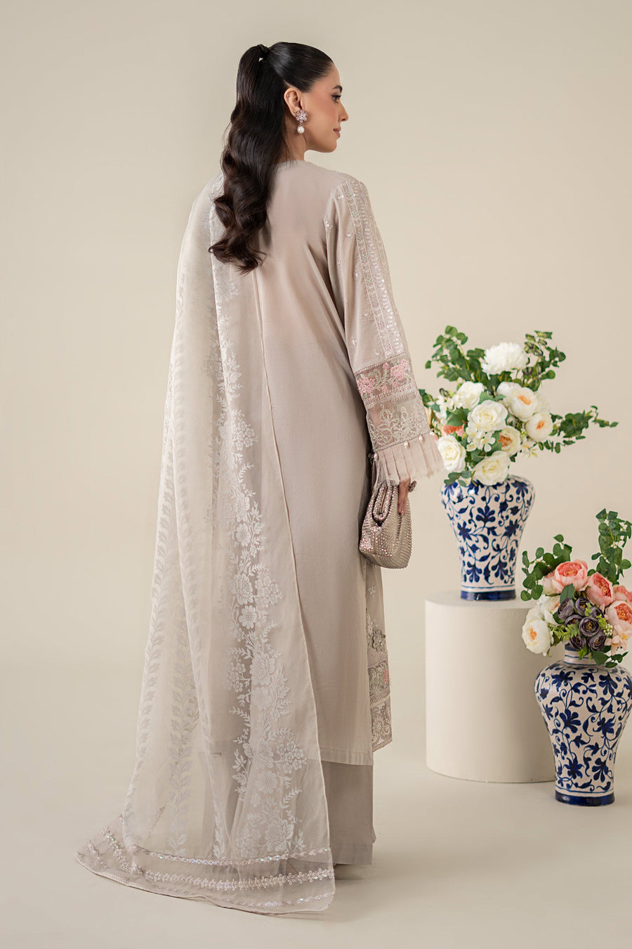 Maria. B. Embroidered Lawn Suit