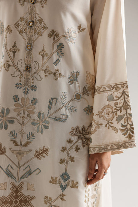 Ethnic Embroidered 2pc Suit