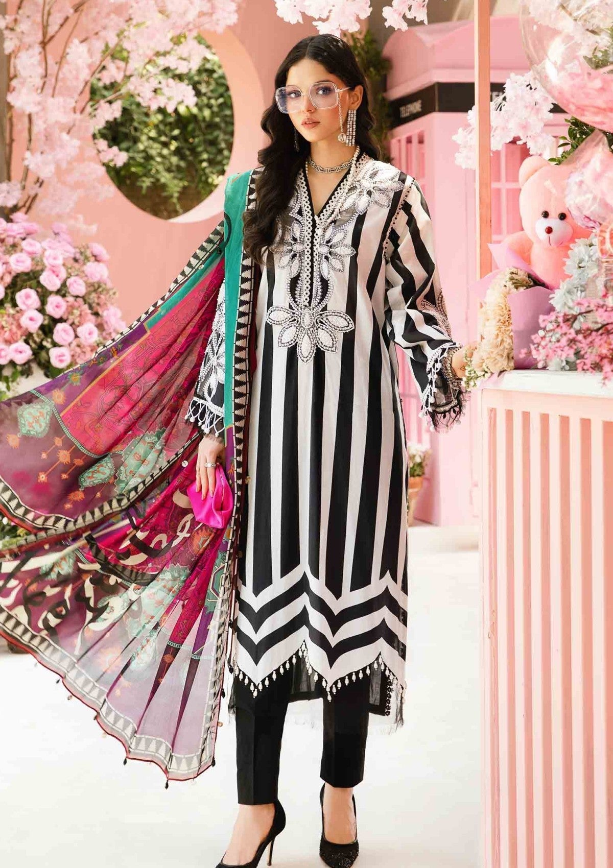 Maria B Mprints Embroidered Lawn Collection