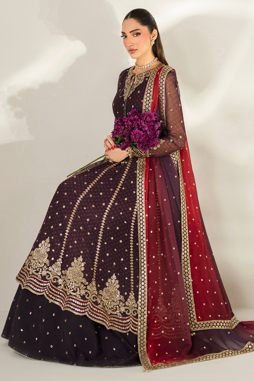 Jazmin Embroidered Formal Suit