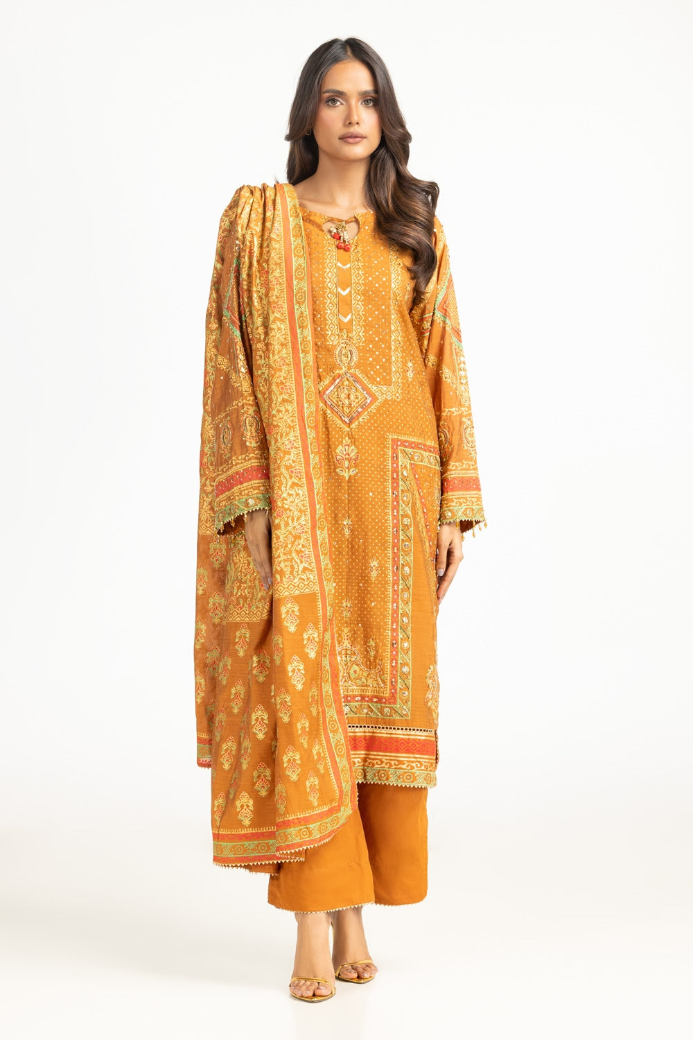 Gul Ahmed Embroidered Suit