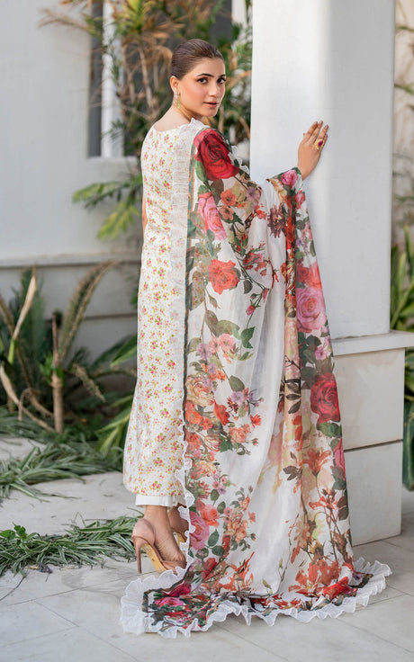 Asifa & Nabeel Premium Lawn  Suit