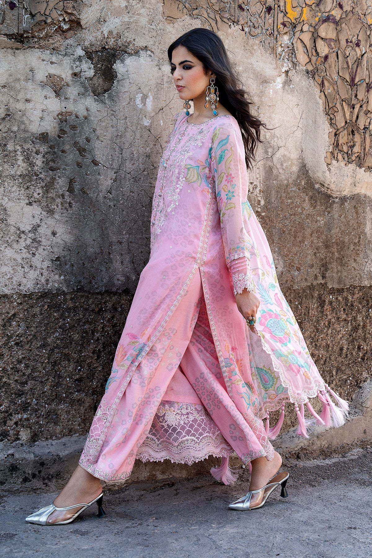 Vasal Embroidered Chiffon Suit By Charizma