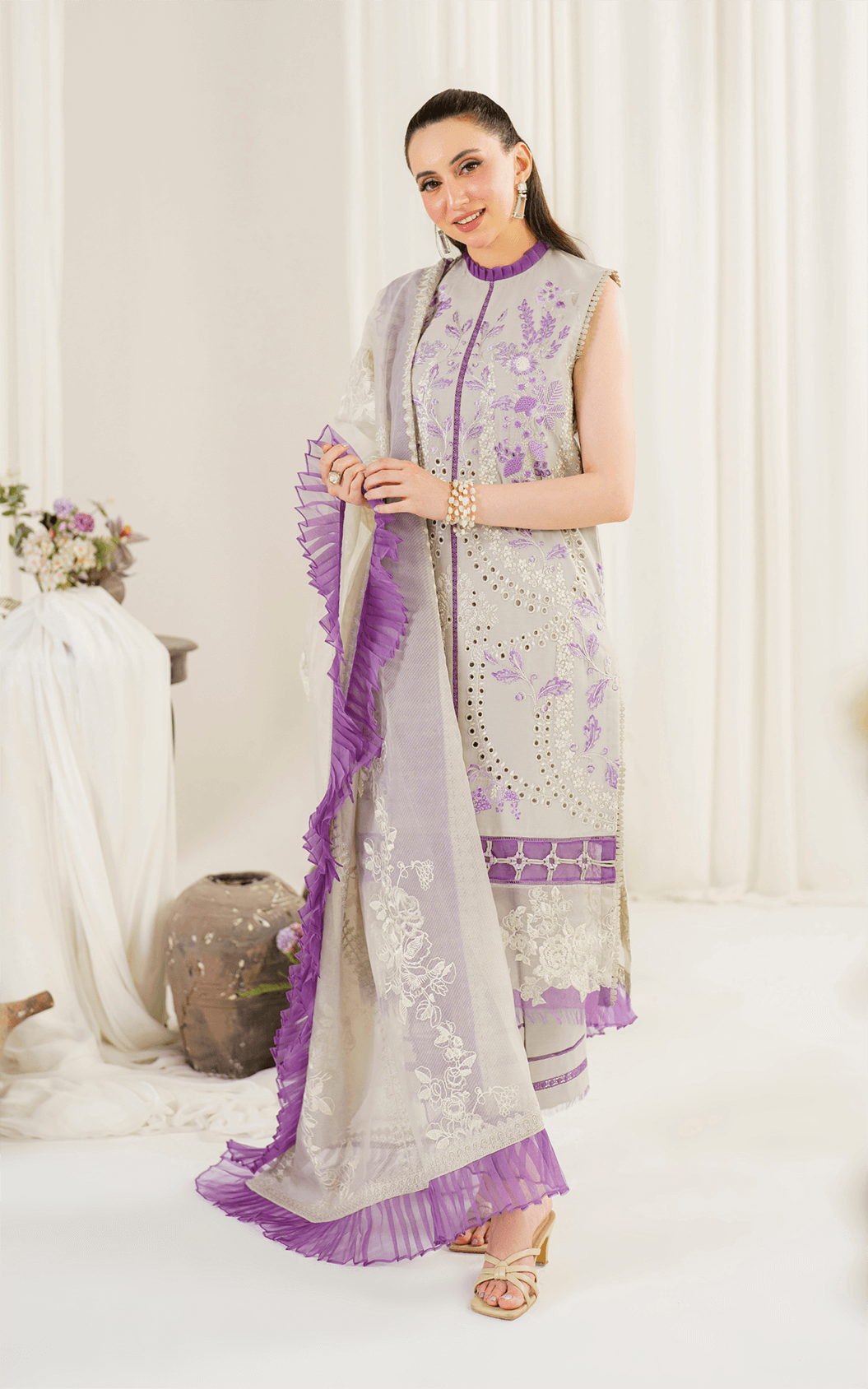 Pretty in Pink by Asifa & Nabeel Premium Lawn