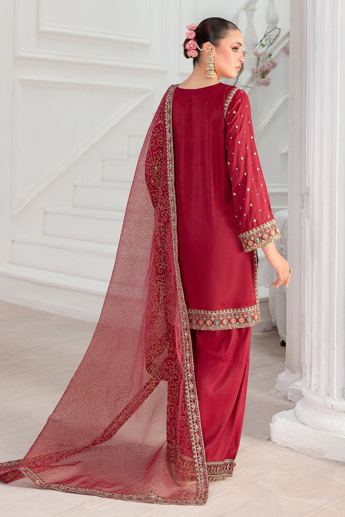 Charizma Luxury Embroidered Suit