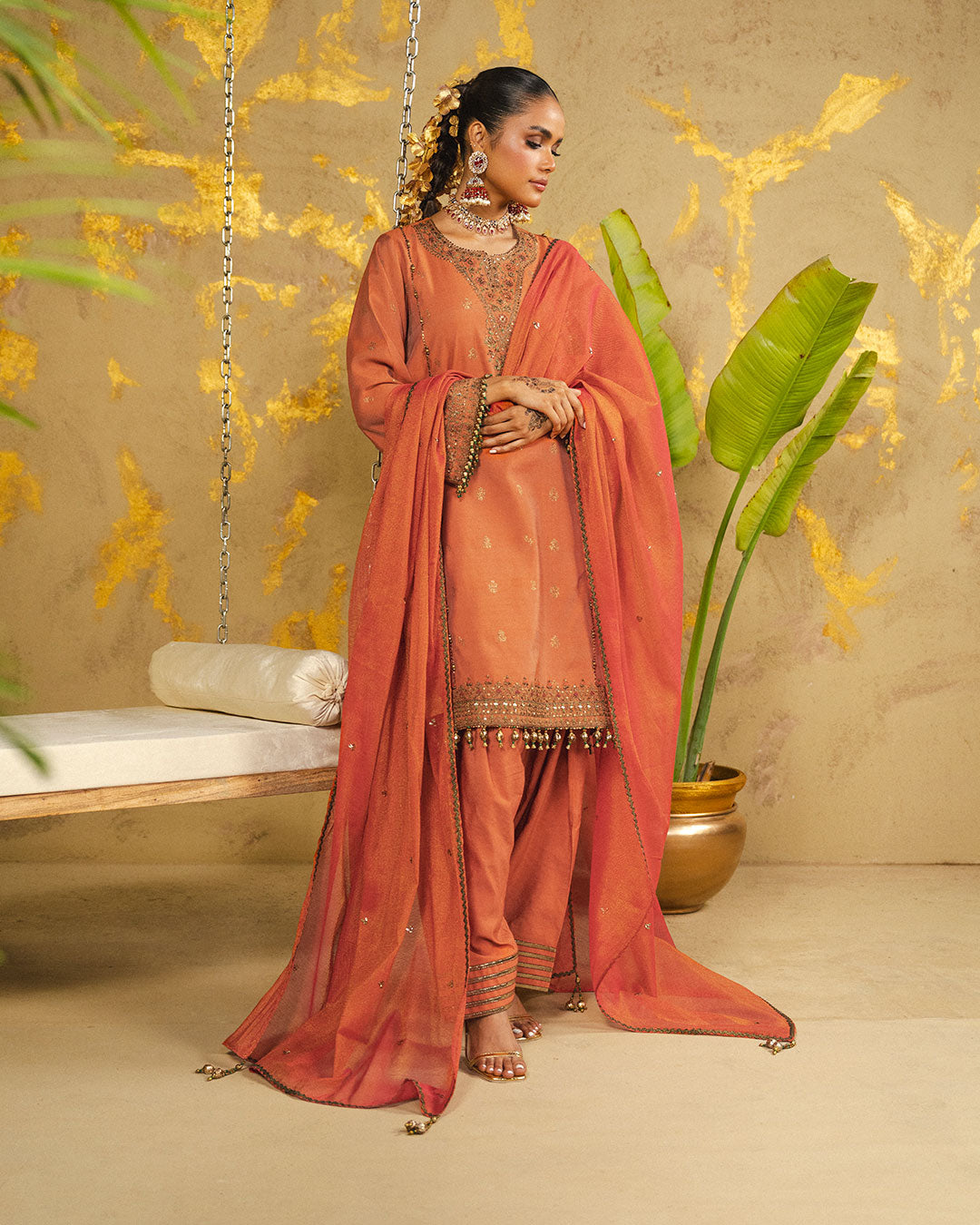 3 Piece Embroidered Suit  by Alkaram Studio