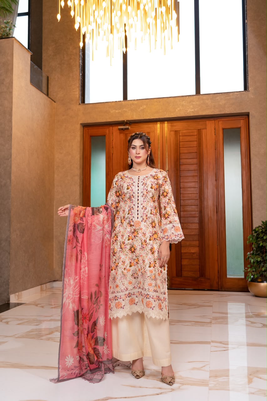 Munira Designers Embroidered Lawn