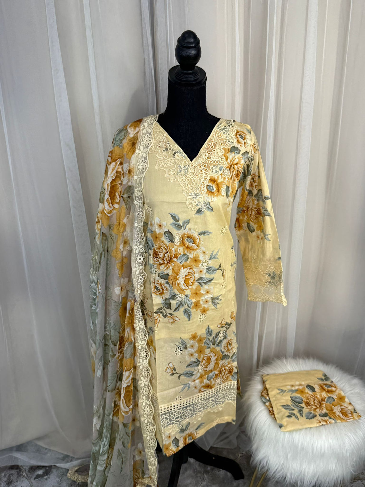 Luxury Embroidered Lawn Ready To Ship