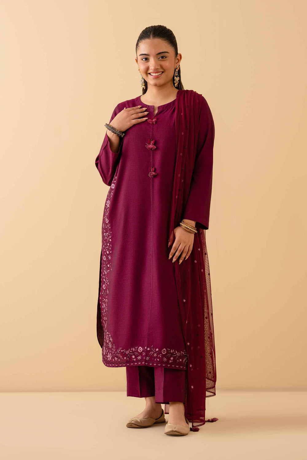 3 Piece Embroidered Suit by Nishat Linen