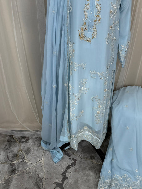 Luxury Embroidered Party wear Ready To Ship