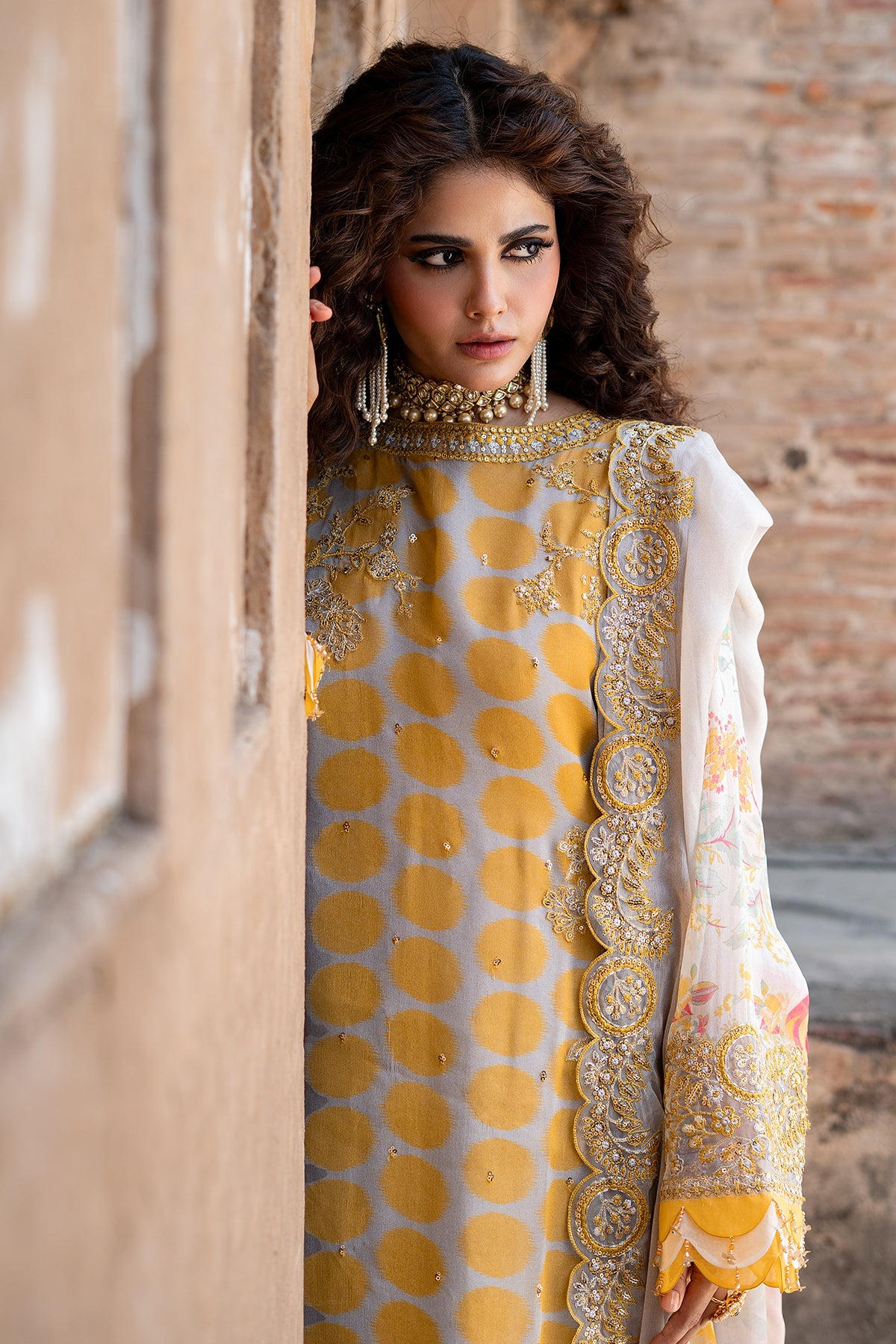 Vasal Embroidered Chiffon Suit By Charizma