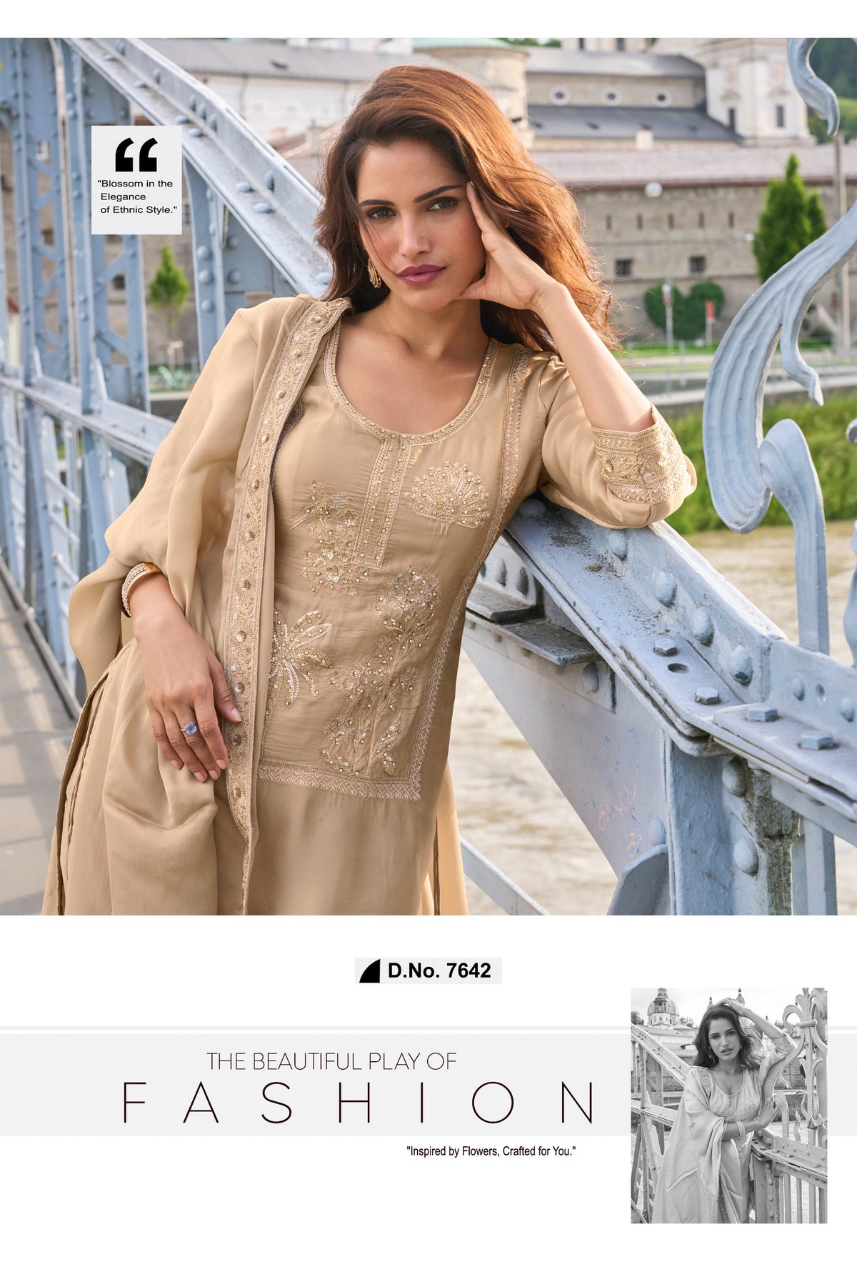 Pure Slik Sharara Suit